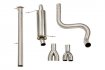 Piper Non Resonated Cat Back Exhaust System Fiesta ST180