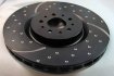 EBC BLACK 3GD SERIES DIMPLED AND SLOTTED SPORT DISCS (FRONT) - FOCUS ST250