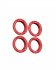 Holeshot RSR Center Ring - Corner Designation Set of Four - Black