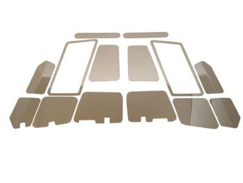 Polished Under Bonnet Plate Kit Focus RS Mk2 